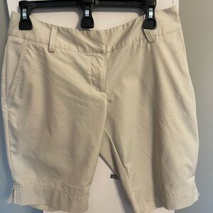 Adidas Cream Athletic Shorts for Versatile Performance